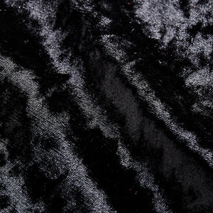 Crushed Velvet Black