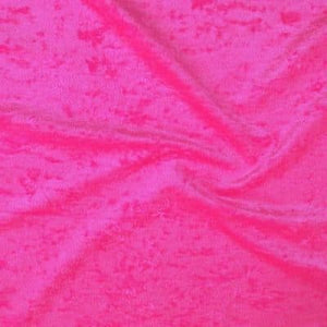 Crushed Velvet Hot Pink