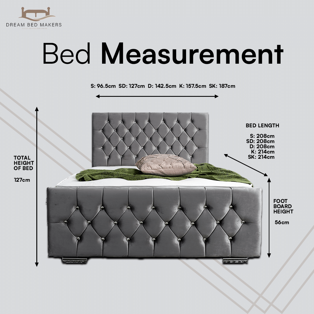 Belle Upholstered Bed Frame