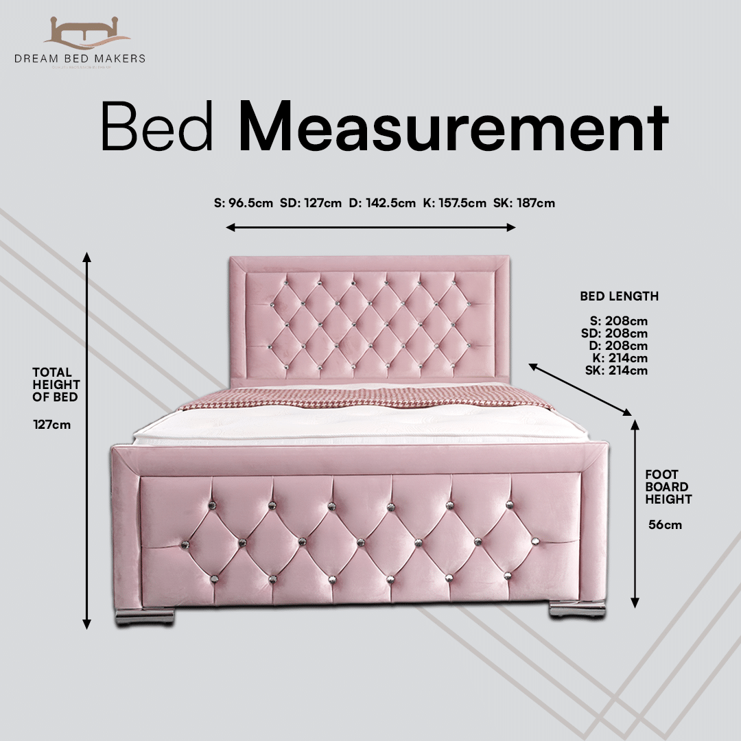 Princess Upholstered Bed Frame